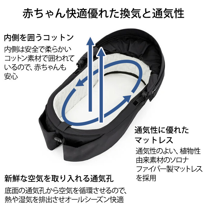 ストッケ エクスプローリーX キャリーコット ルビーレッド