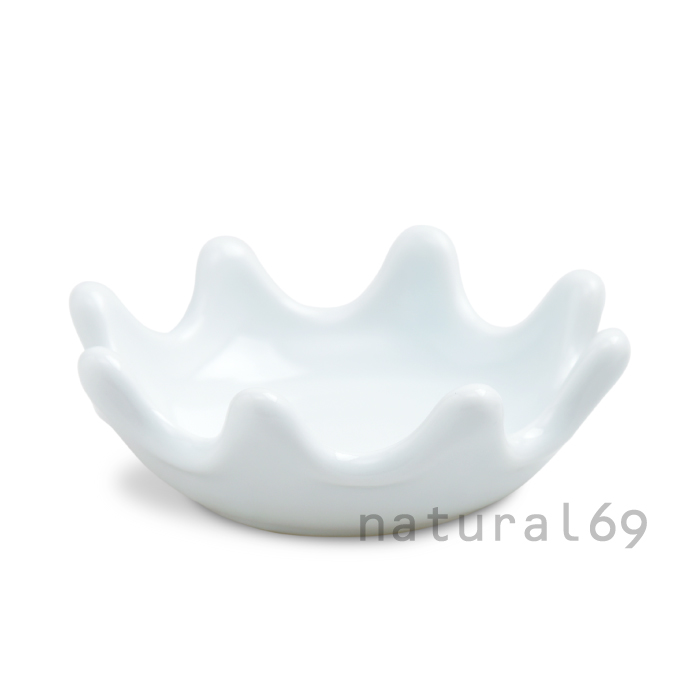 natural69 和食器 おしゃれ 波佐見焼 ミルククラウン 箸置き豆鉢