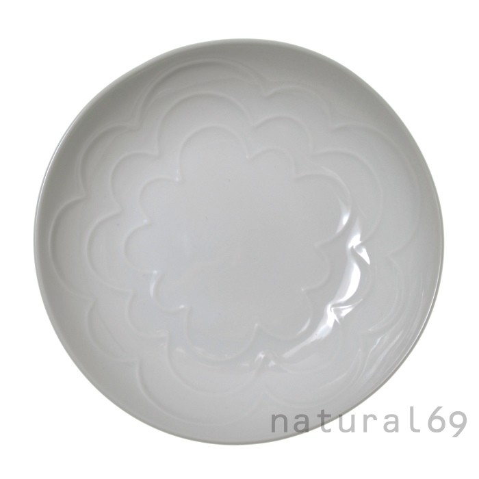 白山陶器 和食器 おしゃれ 皿 波佐見焼 シェル 取皿 中皿 natural69