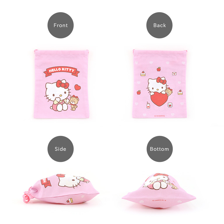 sanrio サンリオ 巾着 Sサイズ 日本製 コップ袋 保育園 幼稚園