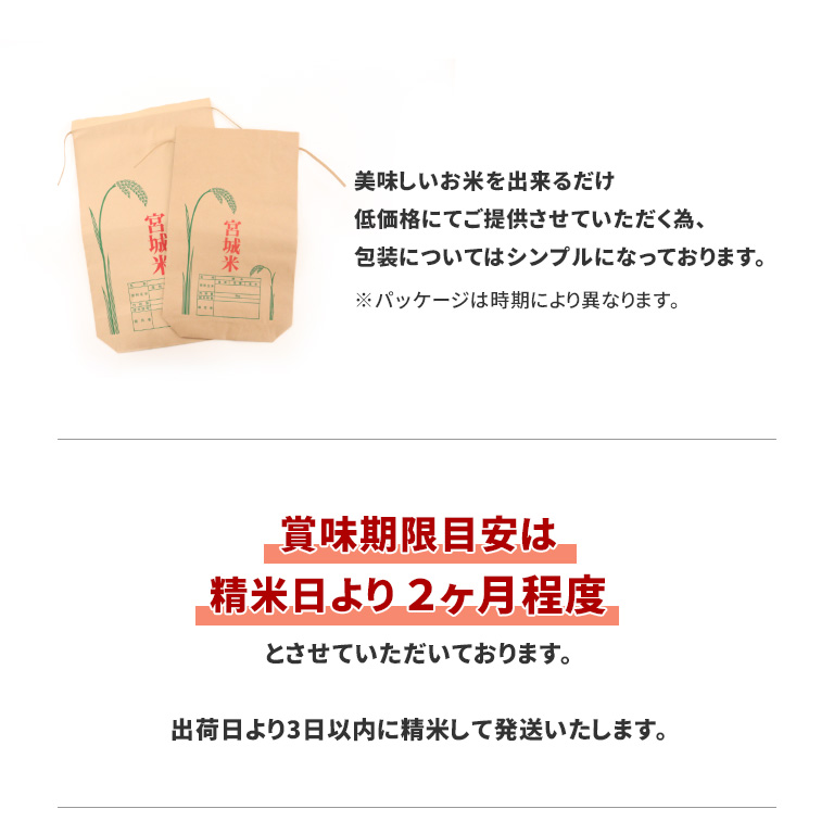 米 10kg ひとめぼれ 宮城県産 令和7年産 特別栽培米 5kg×2袋 玄米 10