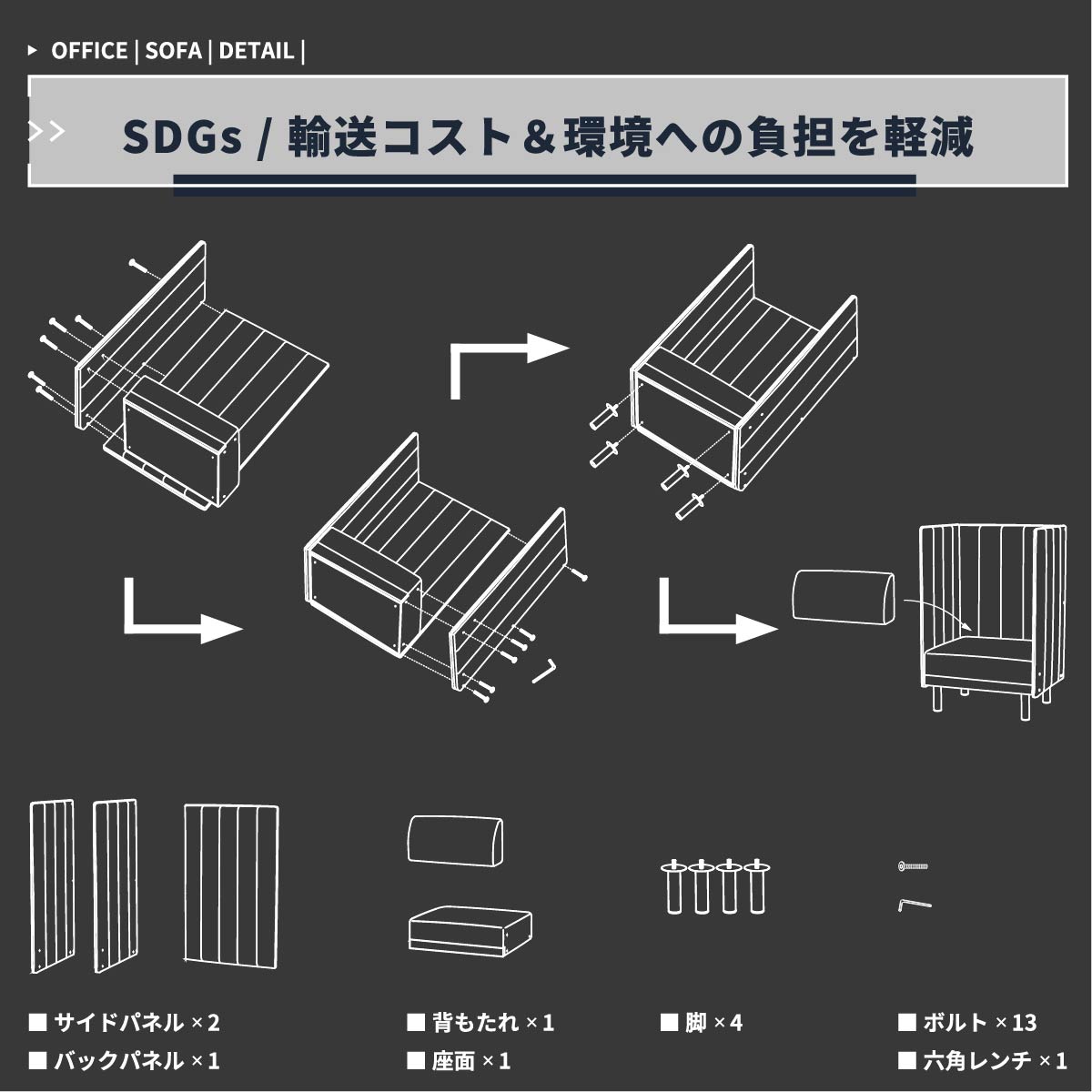 ブースソファ ソファ パーソナルソファ 仕切り 一人掛け 個別 会社