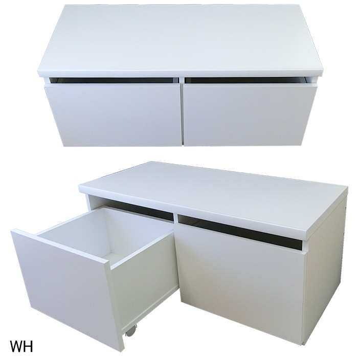   おしゃれ 日本製 ベンチチェスト 収納ベンチ 座れる デスク リビング 廊下 幅90 画像