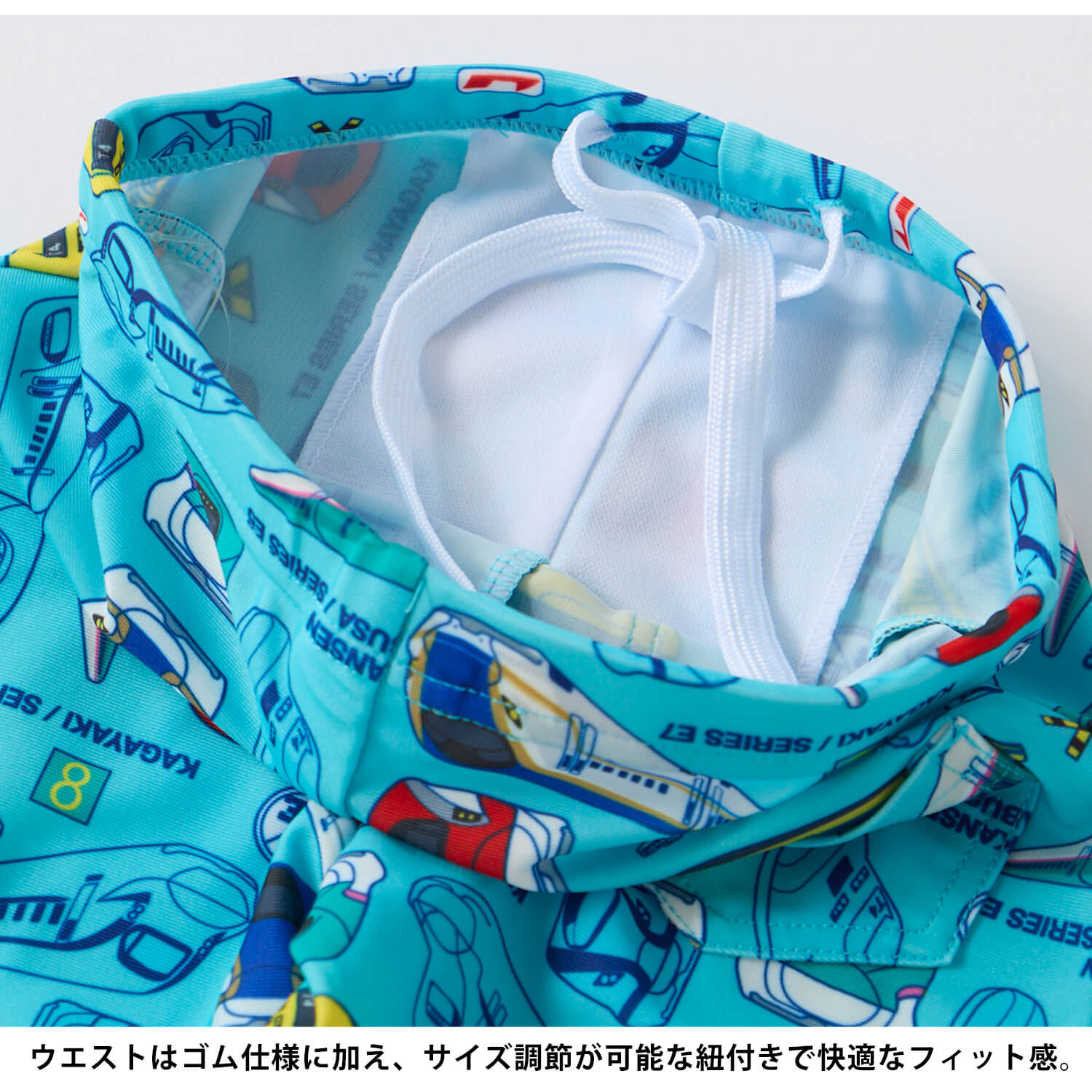 【新品】ジバンシー　キッズ　スイムウェア　水着 特価 新幹線 シンカンセン スイムパンツ キッズ 水着 男の子 UVカット