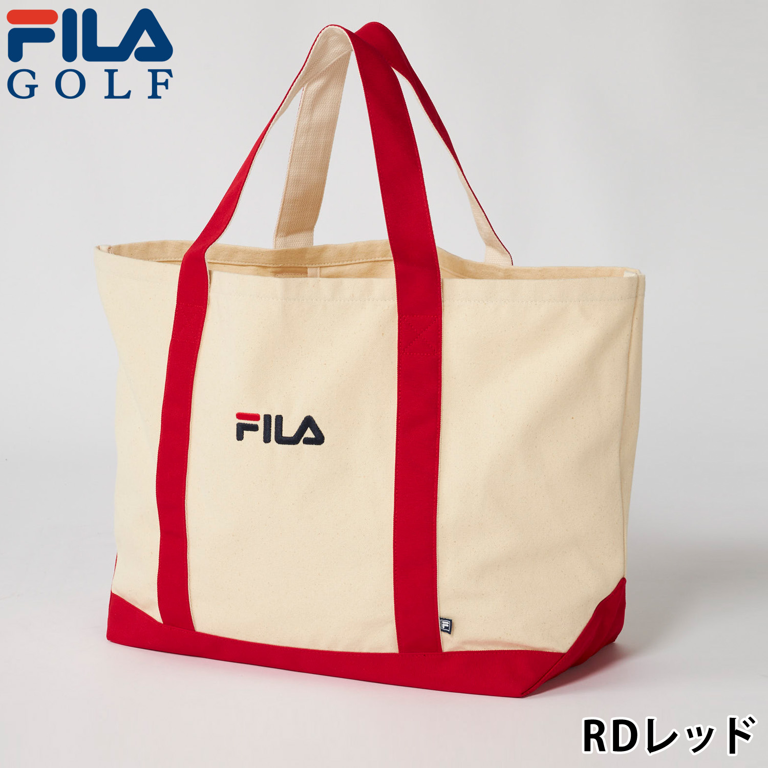 FILA GOLF 特価 トートバッグ ボストンバッグ 大容量37L キャンバス調