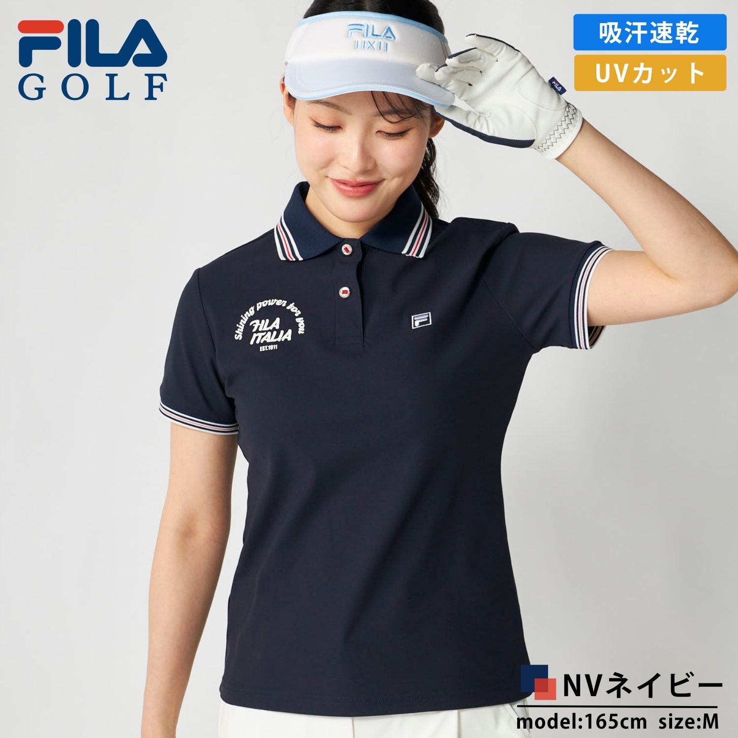 marie claire sport（マリクレール スポーツ） FILA GOLF ポロシャツ