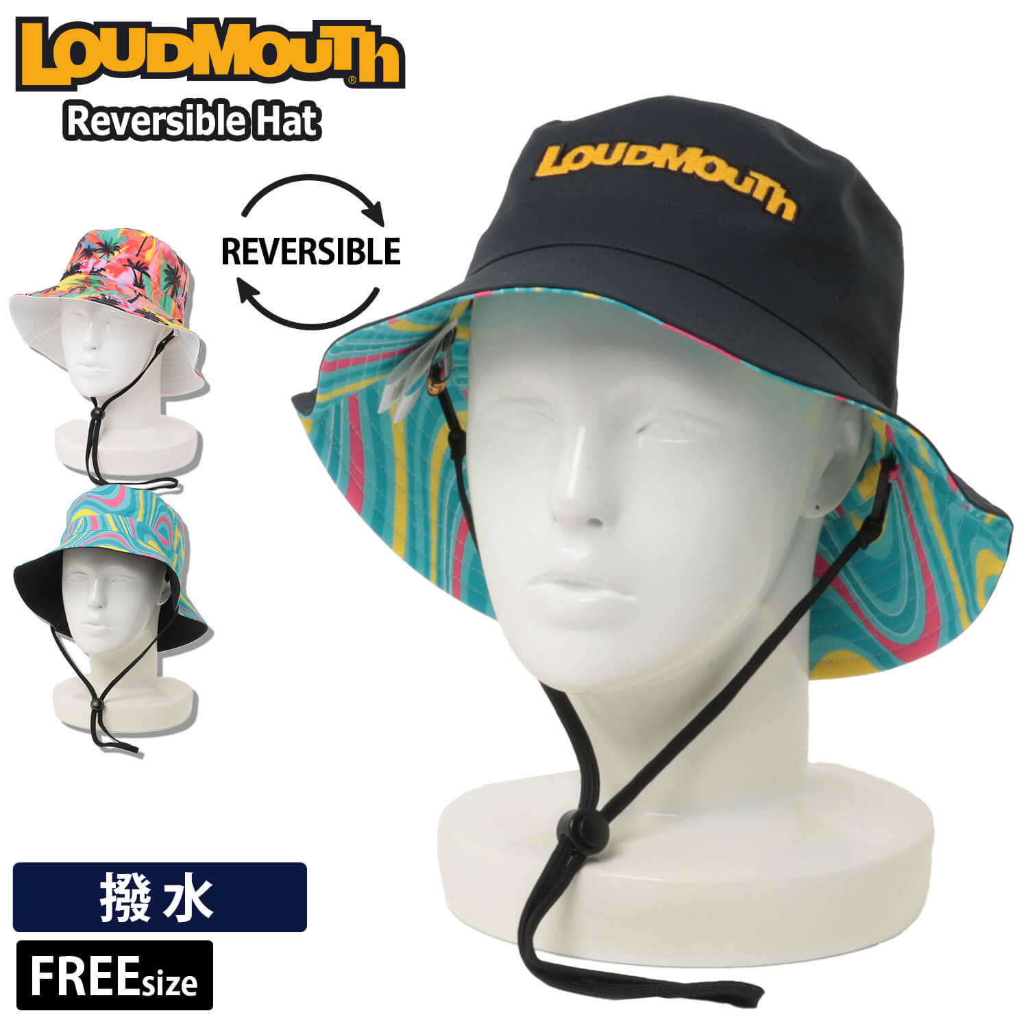 LOUDMOUTH（ラウドマウスゴルフ） 特価 ラウドマウス バケットハット