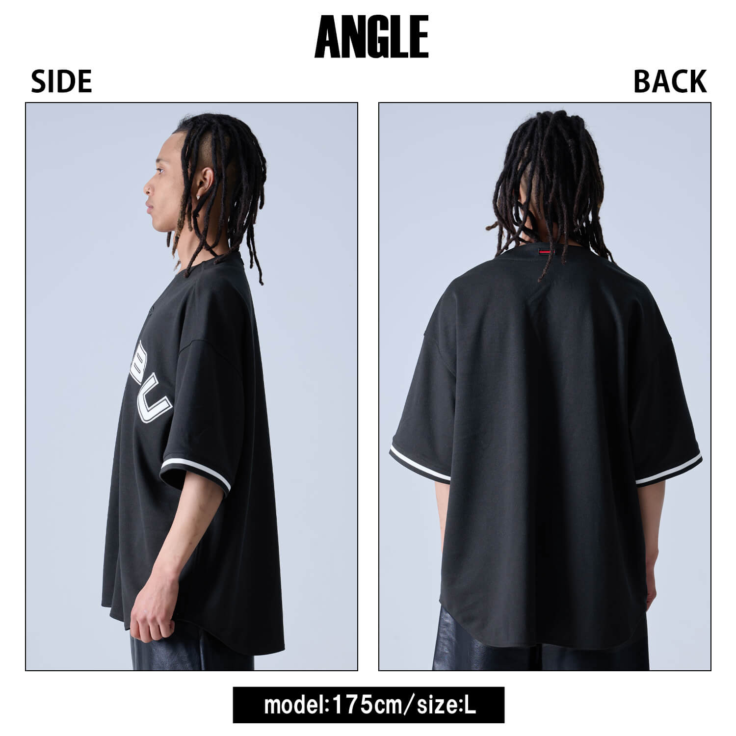 FUBU（フブ） ベースボールシャツ 半袖 オーバーサイズ メンズ