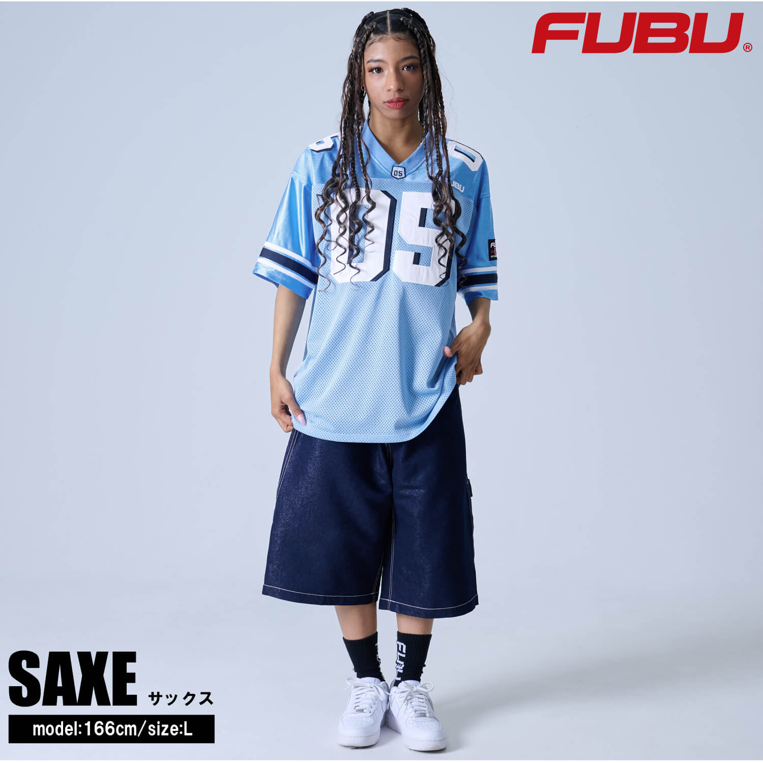 FUBU（フブ） ゲームシャツ メンズ 半袖 シャツ ヒップホップ 古着風