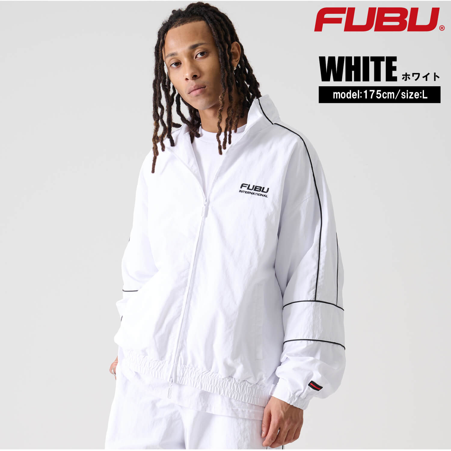 FUBU（フブ） ジャケット メンズ 長袖 軽量 ナイロンジャケット