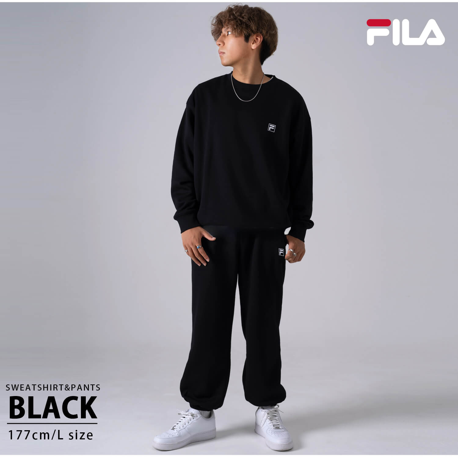 FILA（フィラ） 特価 セットアップ メンズ レディース スウェット 上下