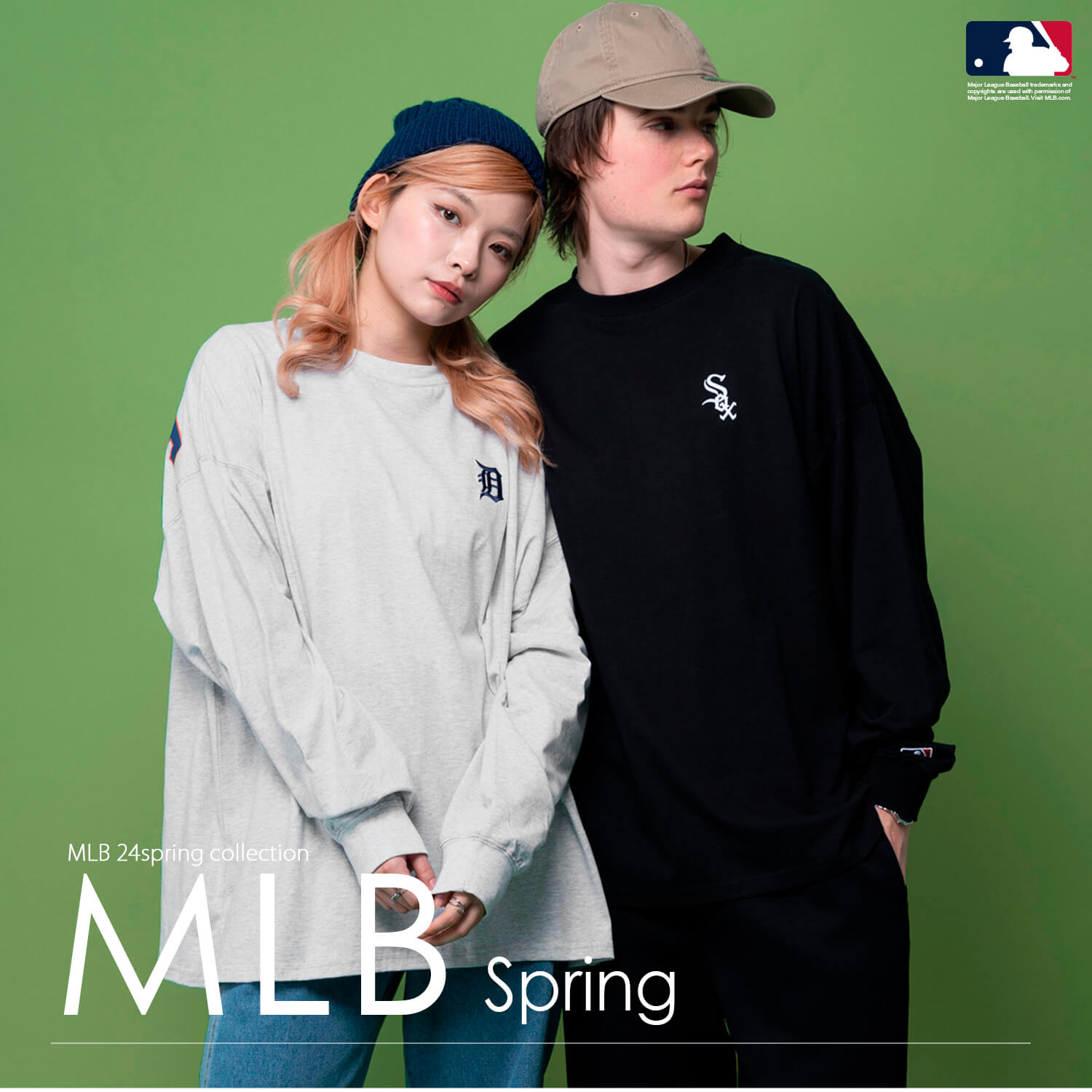 MLB 特価 MLB Tシャツ長袖 ロンT 綿100% ドジャース ヤンキース