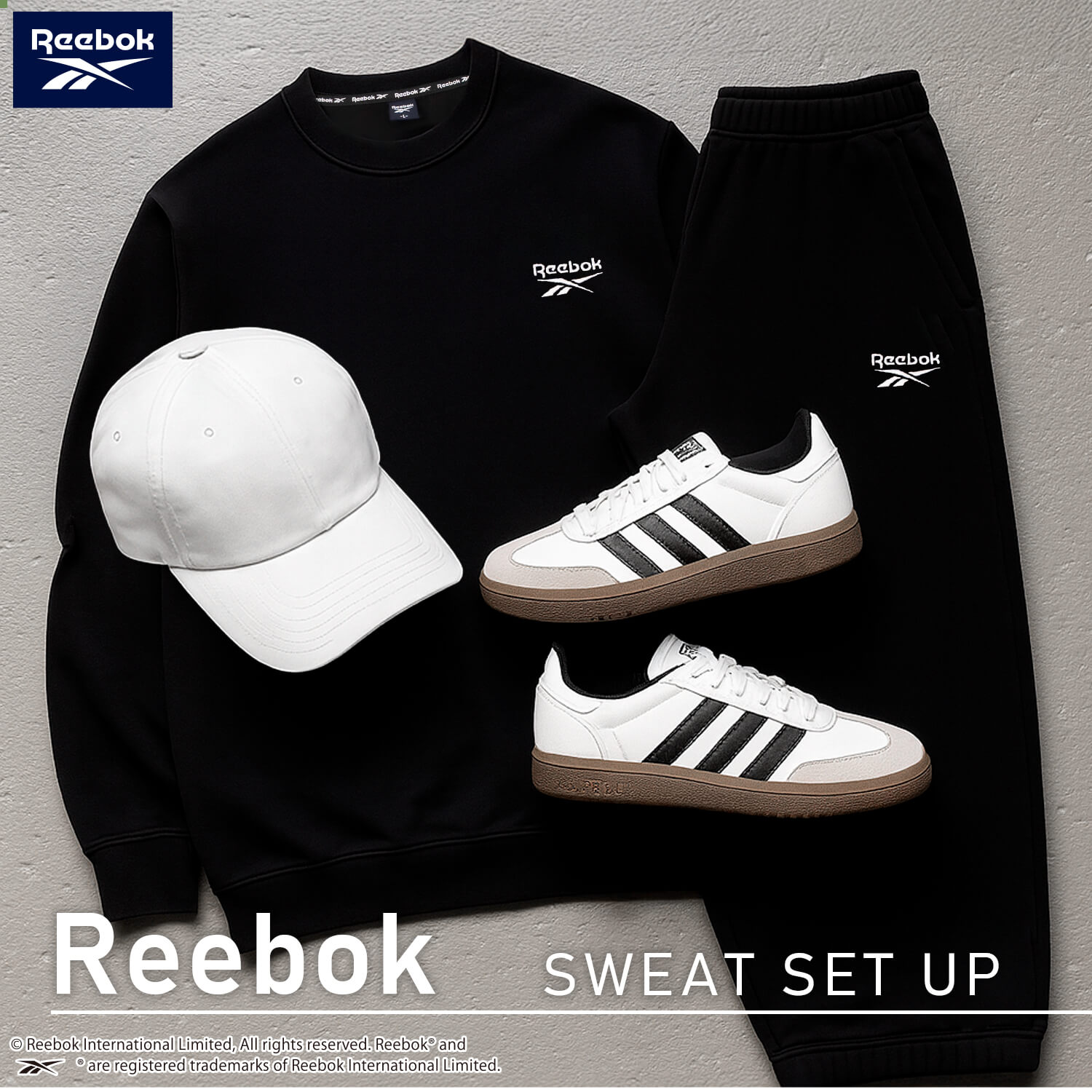Reebok（リーボック） 特価 セットアップ メンズ レディース 上下
