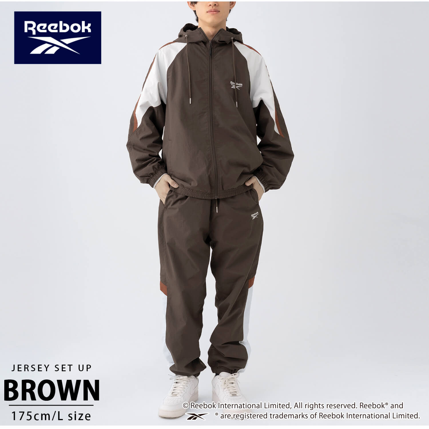 Reebok（リーボック） ウインドブレーカー 上下セット 裏メッシュ