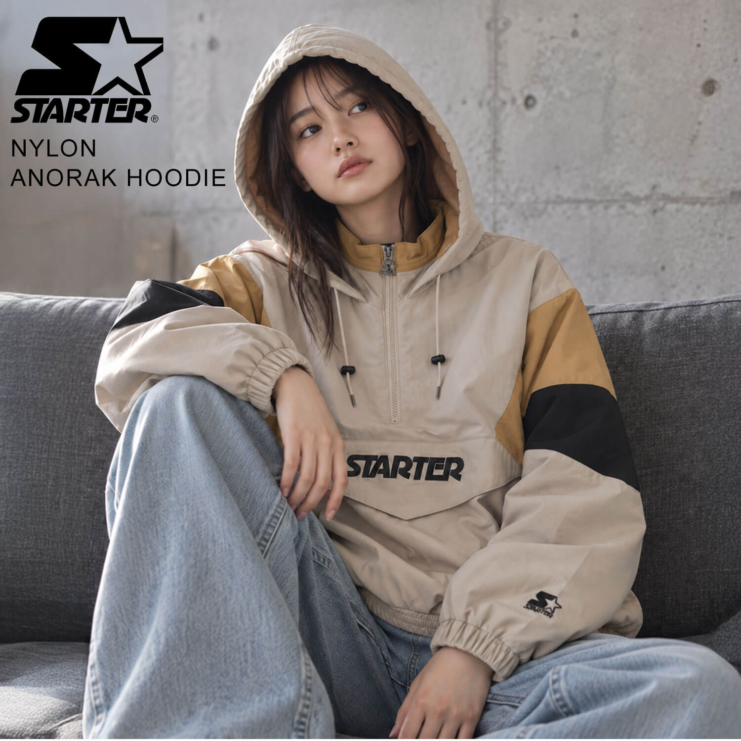 STARTER（スターター） 予約 アノラックパーカー メンズ レディース