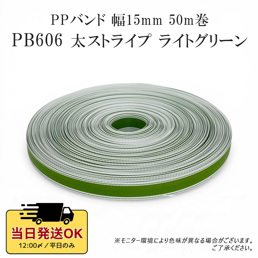 PPバンド 手芸 50m巻 幅15mm 手芸用 PPテープ プラカゴテープ かご