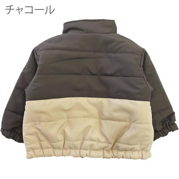 キッズ アウター リバーシブル 男の子 ベビー 子供服 中綿 恐竜