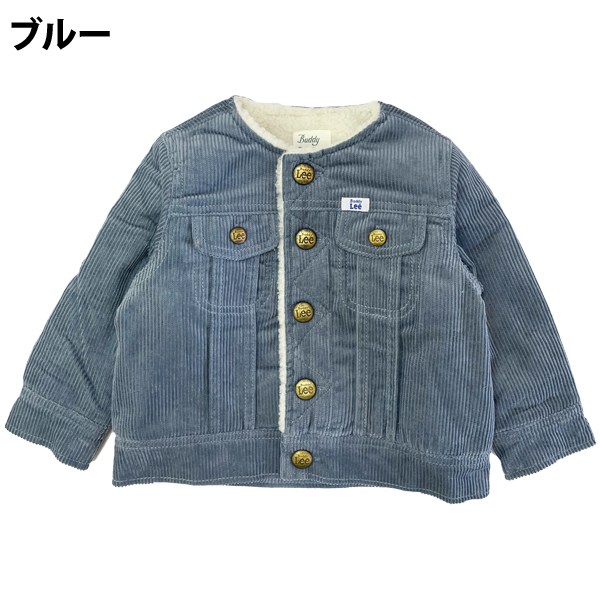 新品未使用 キッズ アウター フードなし 女の子 男の子 ジャケット Gジャン 裏ボア 子供服 ジャンパー コート Buddy Lee バディーリー  バディリー トップス highart.com.eg