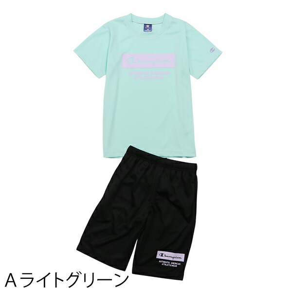 チャンピオン メッシュ 吸水速乾 上下セット Ｔシャツ ハーフパンツ キッズ 女の子 子供服 半袖Ｔシャツ Champion トップス｜naturalstyle-yh｜04