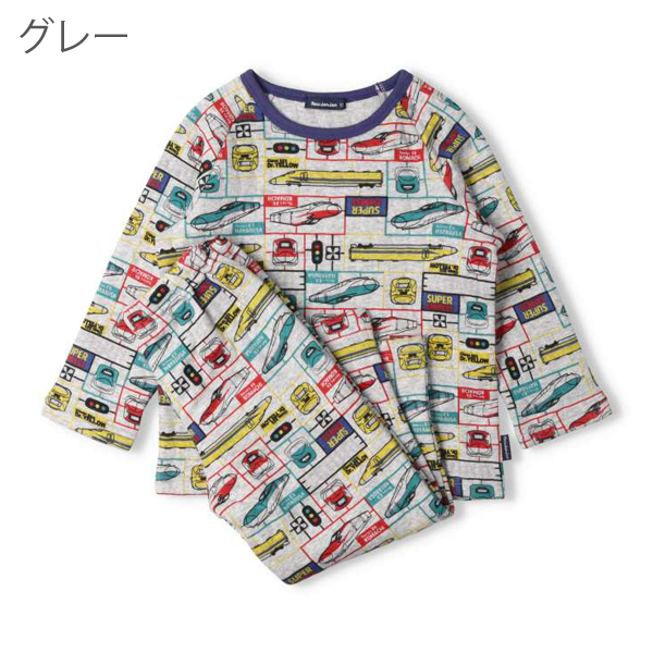 hungry heart 新幹線 パジャマ キッズ キルト 長袖 子供服 部屋