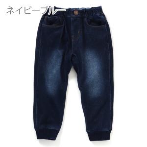 エフオーキッズ パンツ 男の子 デニムニットパンツ 10分丈 子供服 キッズ ズボン F.O.KID...