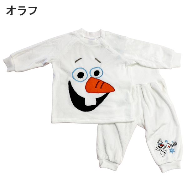 オラフのパジャマとロンパース Disney（ディズニー） パジャマ キッズ なりきり 長袖 フリース 腹巻