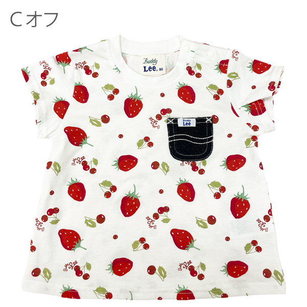 Buddy Lee Ｔシャツ キッズ 半袖 男の子 バディーリー バディリー トップス ポケット 子供服 子供 ベビー 赤ちゃん トドラー 苺 無地 総柄 ◎｜naturalstyle-yh｜06