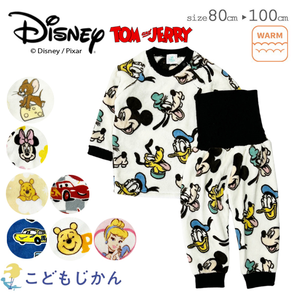 Disney（ディズニー） トムとジェリー パジャマ フリース 長袖 冬 腹巻