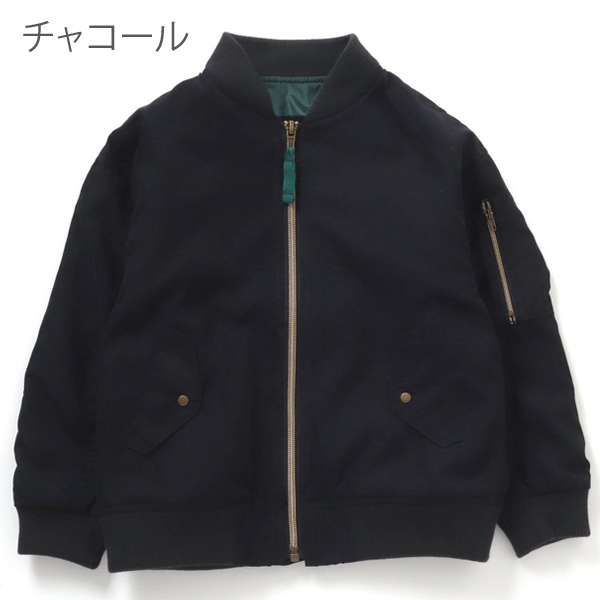 F.O.KIDS MA-1 ブルゾン ジャケット キッズ ノーカラー 子供 服