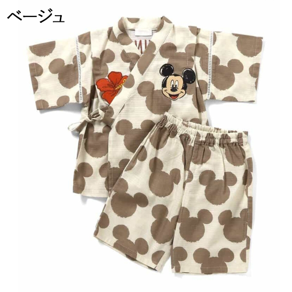 F.O.KIDS（エフオーキッズ） 甚平 ベビー 男の子 ミッキー 子供 上下
