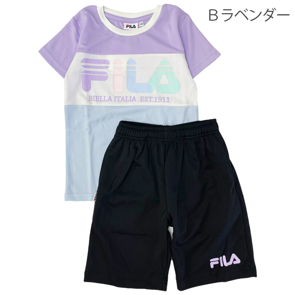 フィラ メッシュ 吸水速乾 上下セット Ｔシャツ ハーフパンツ キッズ 女の子 子供服 半袖Ｔシャツ トップス パンツ ポリエステル ●｜naturalstyle-yh｜03