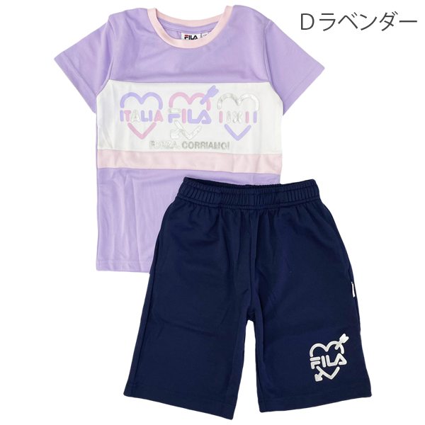 フィラ メッシュ 吸水速乾 上下セット Ｔシャツ ハーフパンツ キッズ 女の子 子供服 半袖Ｔシャツ トップス パンツ ポリエステル ●｜naturalstyle-yh｜07