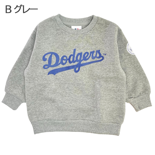 ★LB-03×MLB★薄手スウェット トレーナー★グレー★ドジャース★Bガール LB-03 - ☆LB-03×MLB☆薄手スウェット トレーナー☆グレー☆ドジャース