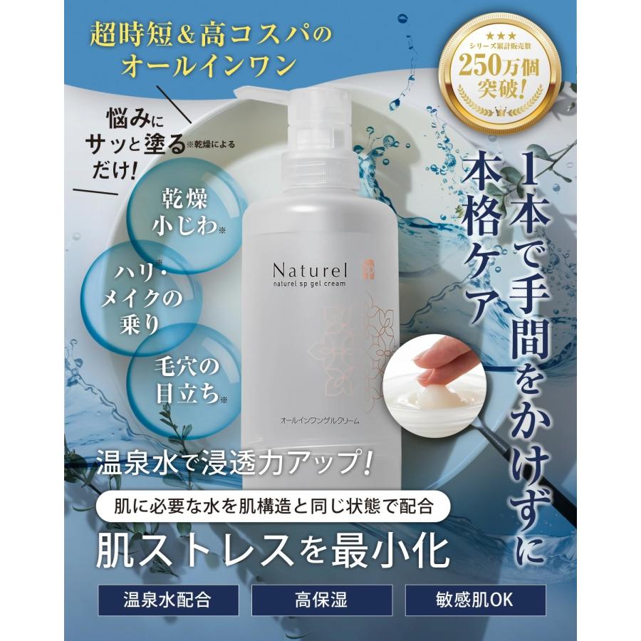 ナチュレルSP ゲルクリームPLUS 550g 詰替 エコポンプ用