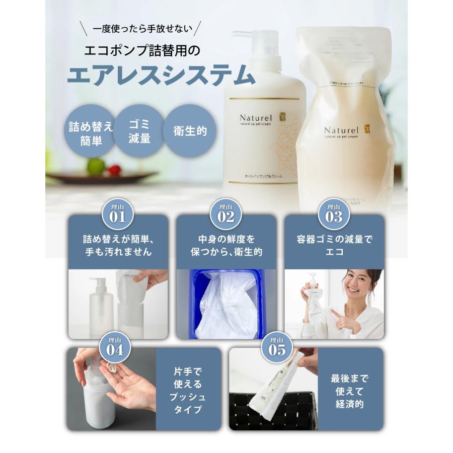 ナチュレルSP ゲルクリームPLUS 550g 詰替×2 エコツインセット