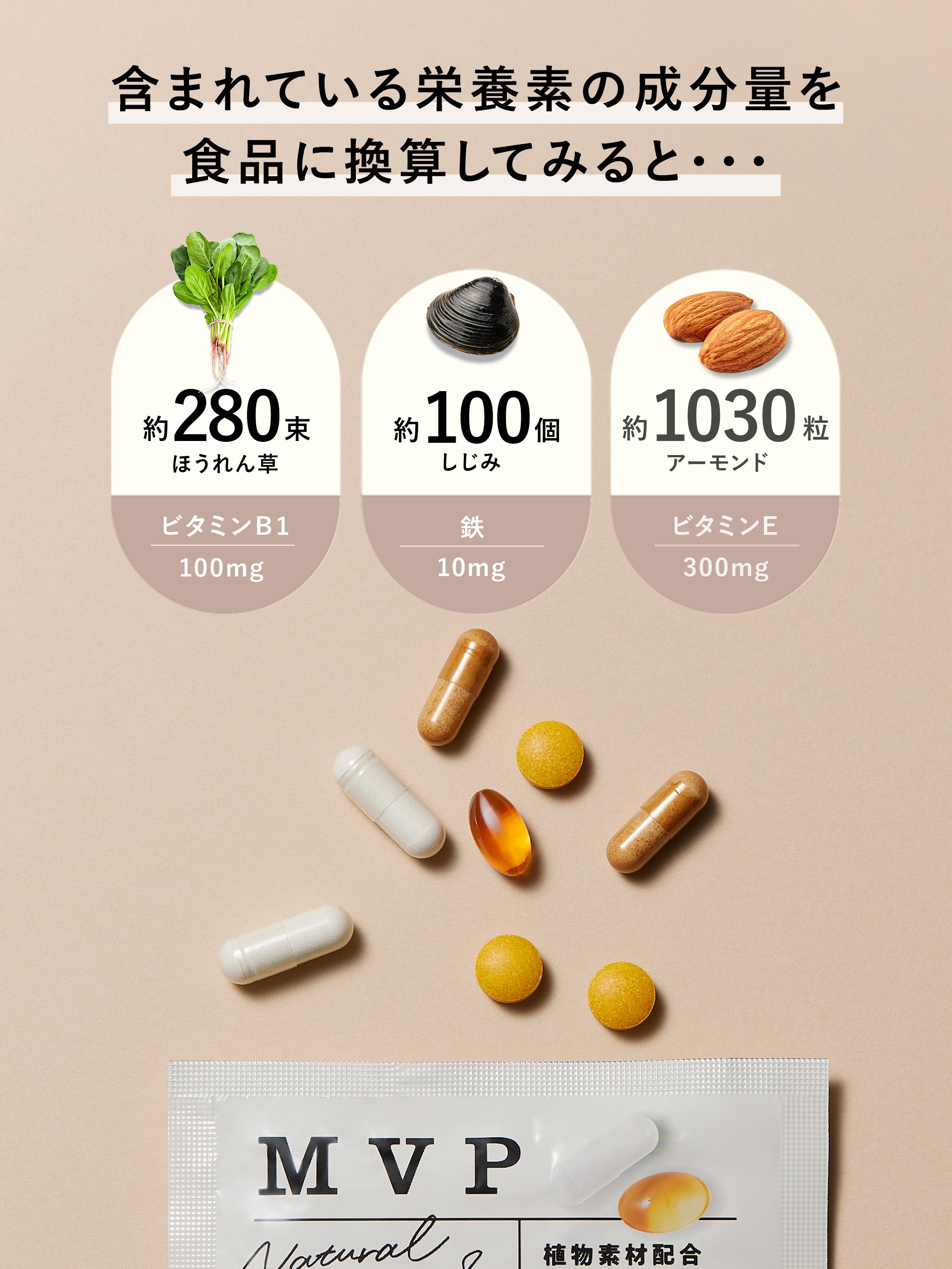 サプリメント【メール便 送料無料】MVP マルチビタミン・ミネラル