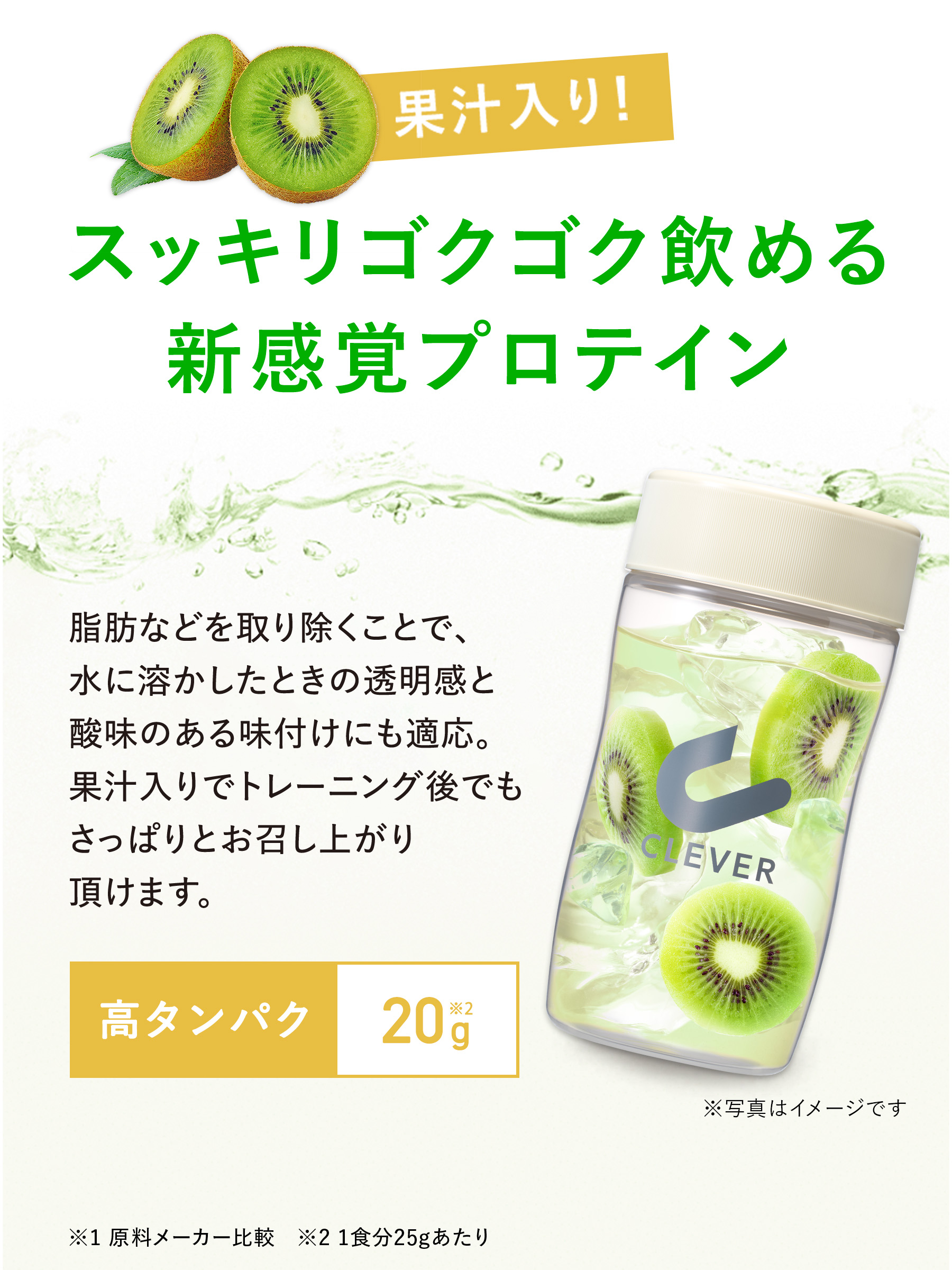 CLEVER（クレバー） クリアホエイ マッスル プロテイン（約16〜32回分