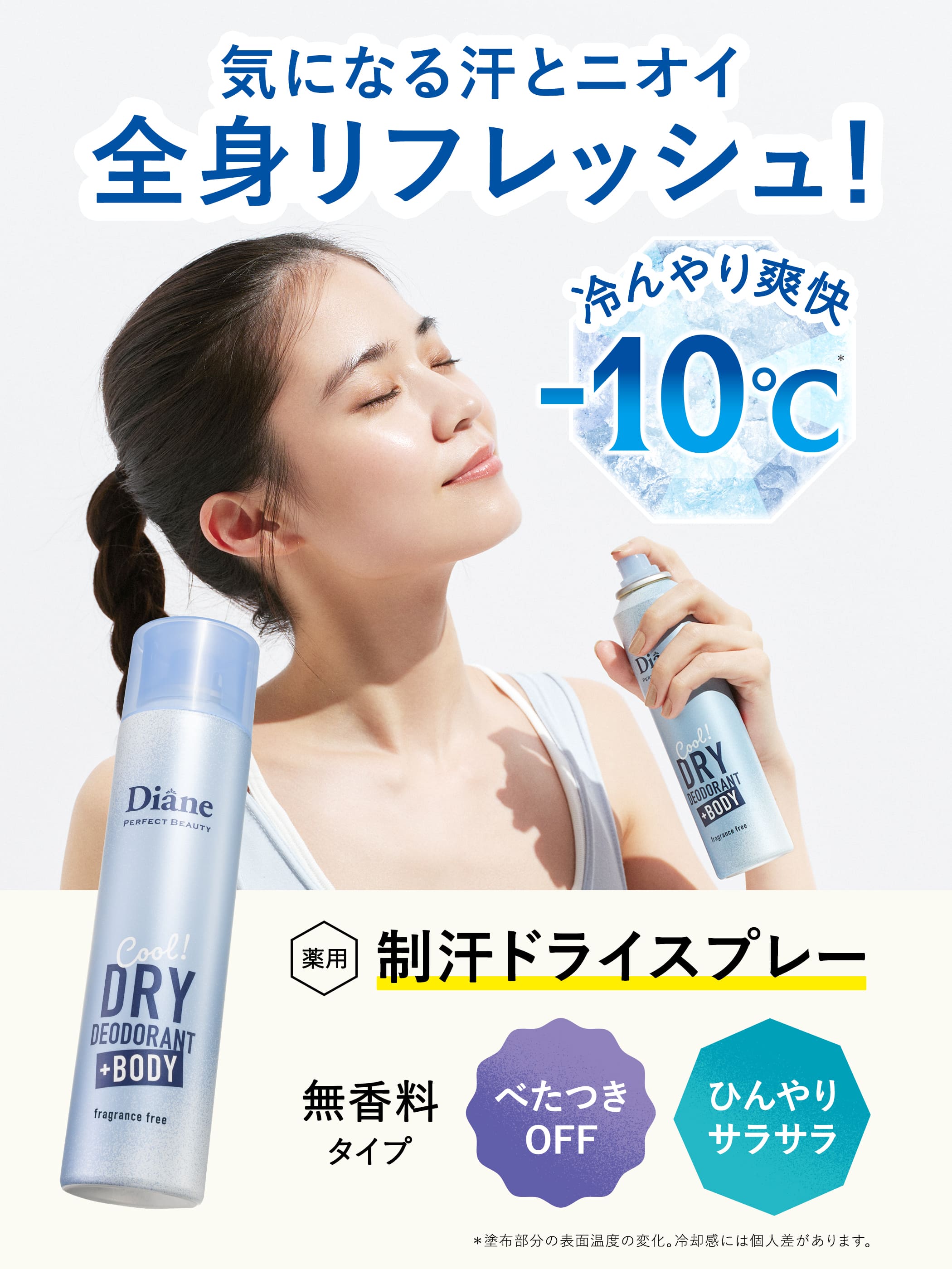 ダイアン パーフェクトビューティー 薬用デオドラントドライスプレー