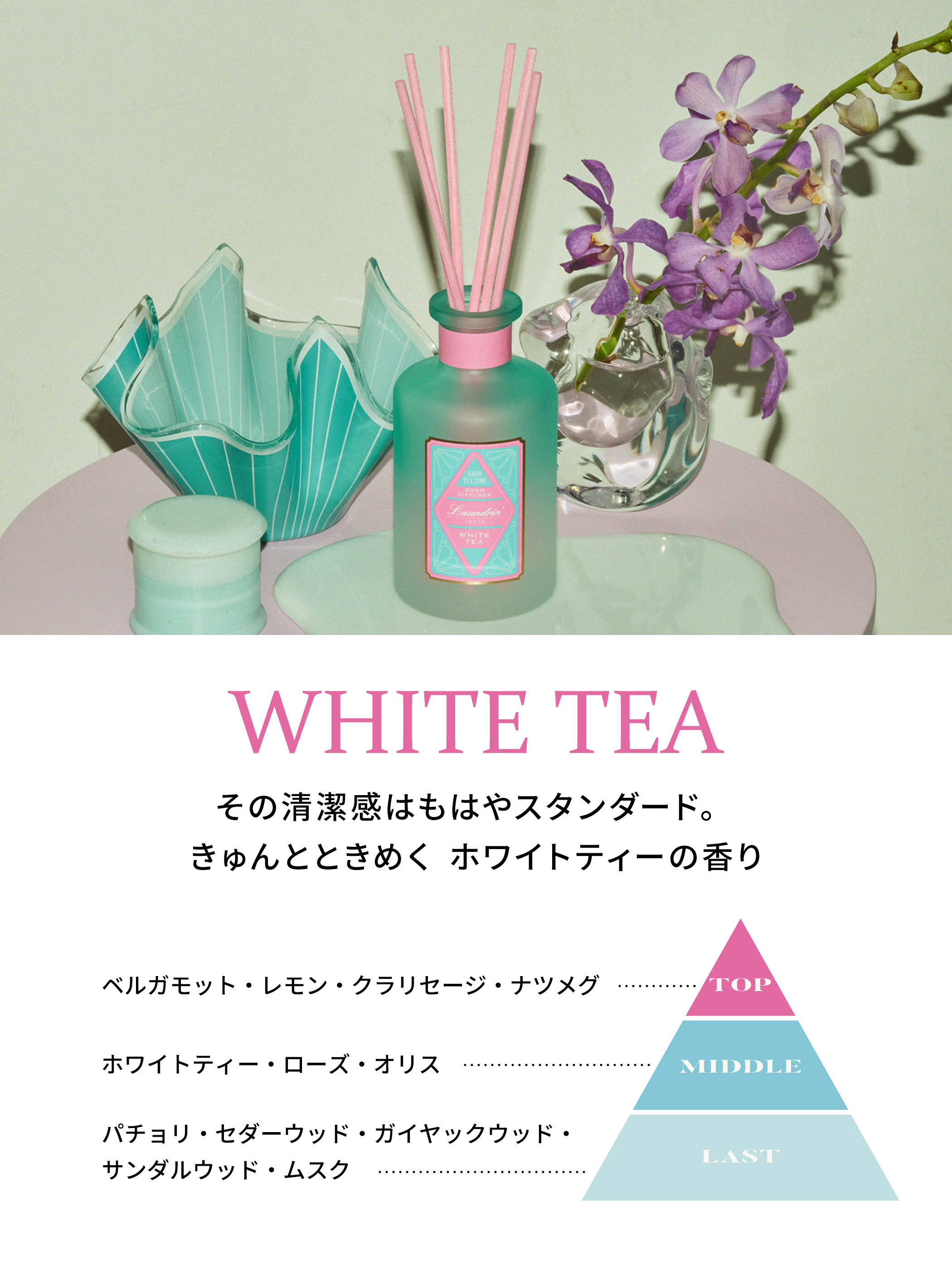 Laundrin'（ランドリン） ルームディフューザー ティーフレグランス