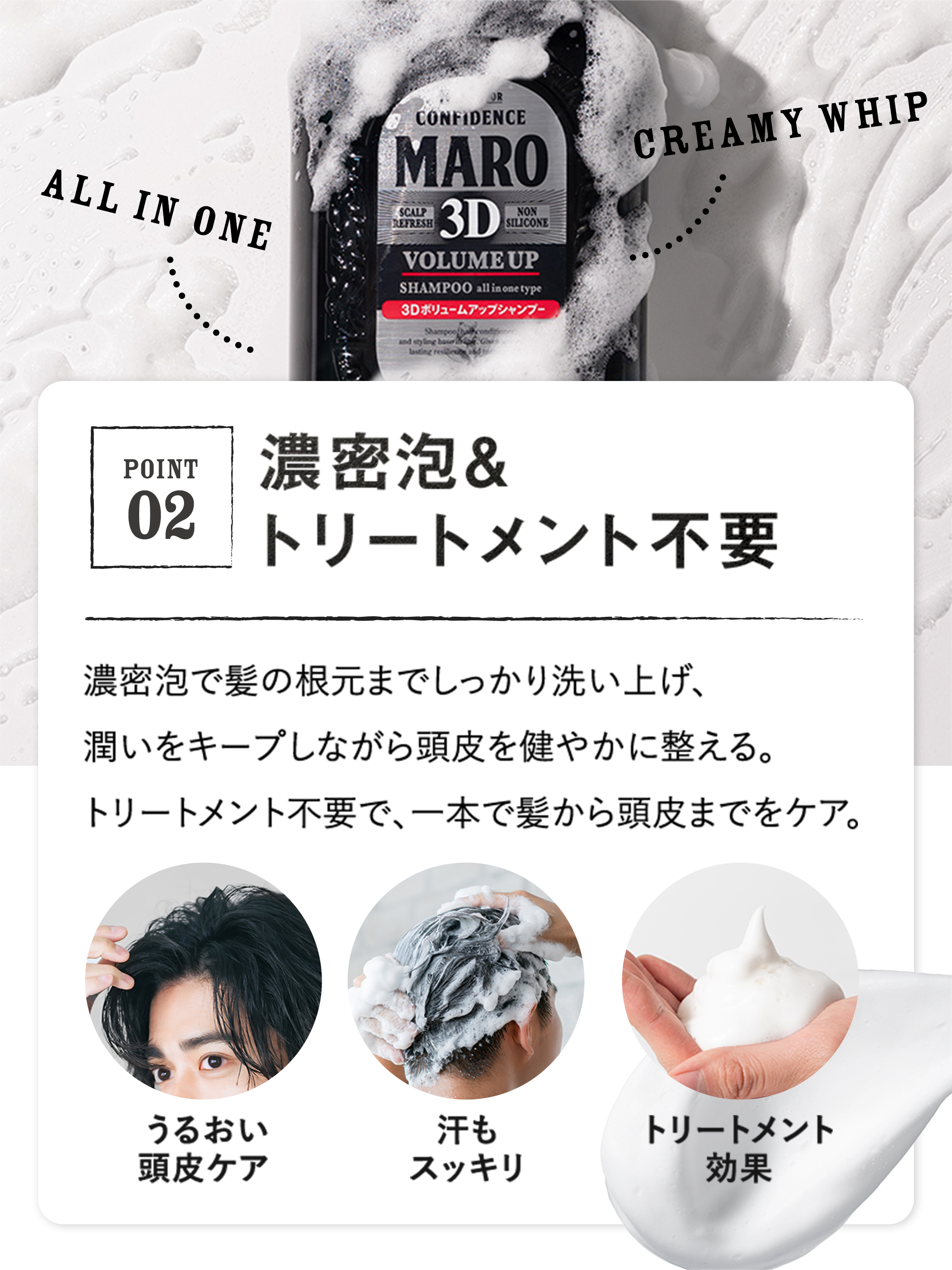 MARO シャンプー マーロ 3Dボリュームアップ EX 詰め替え 380ml