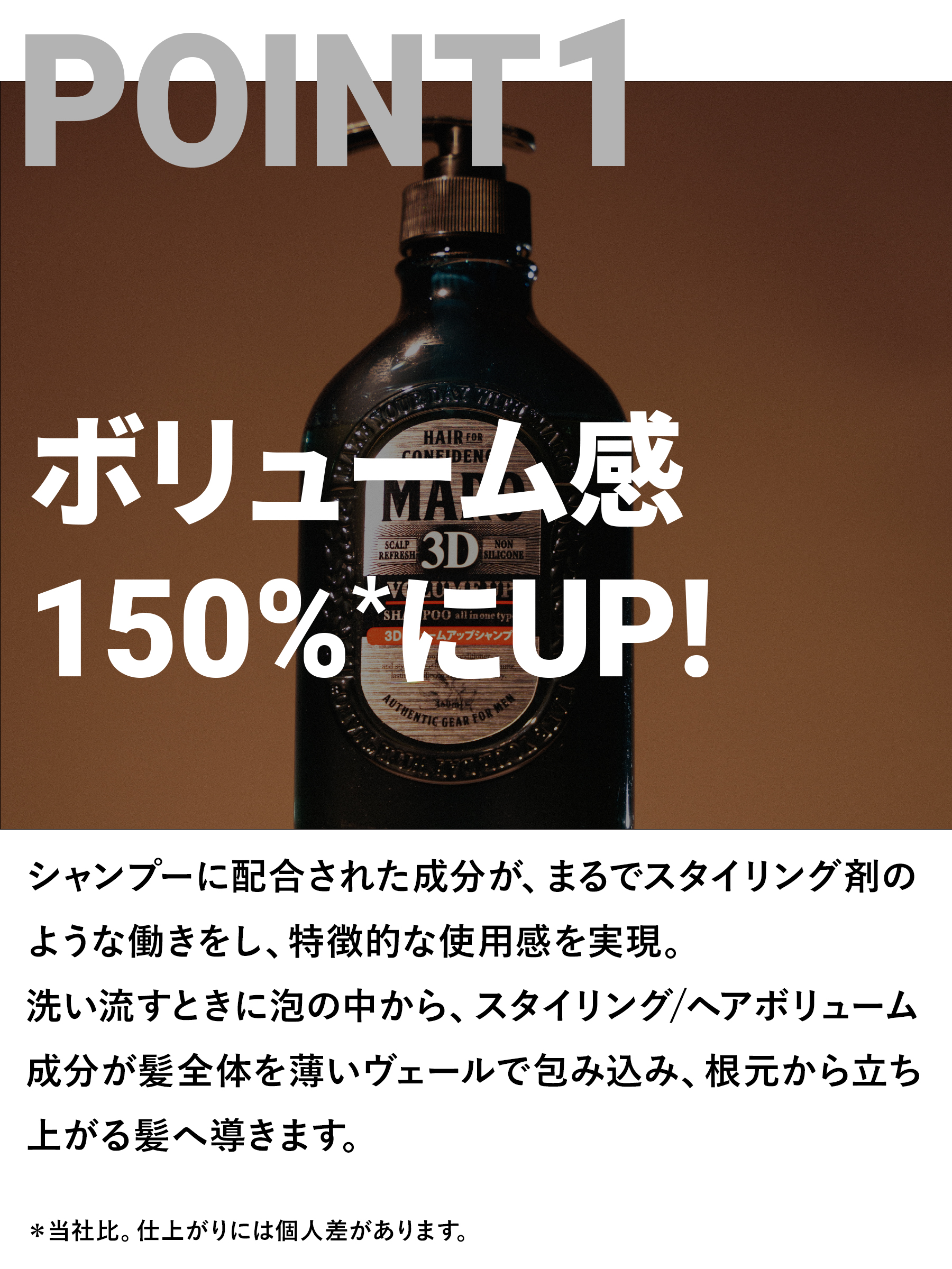 ネイチャーラボYahoo公式：MARO 3Dボリュームアップ シャンプー EX 460ml