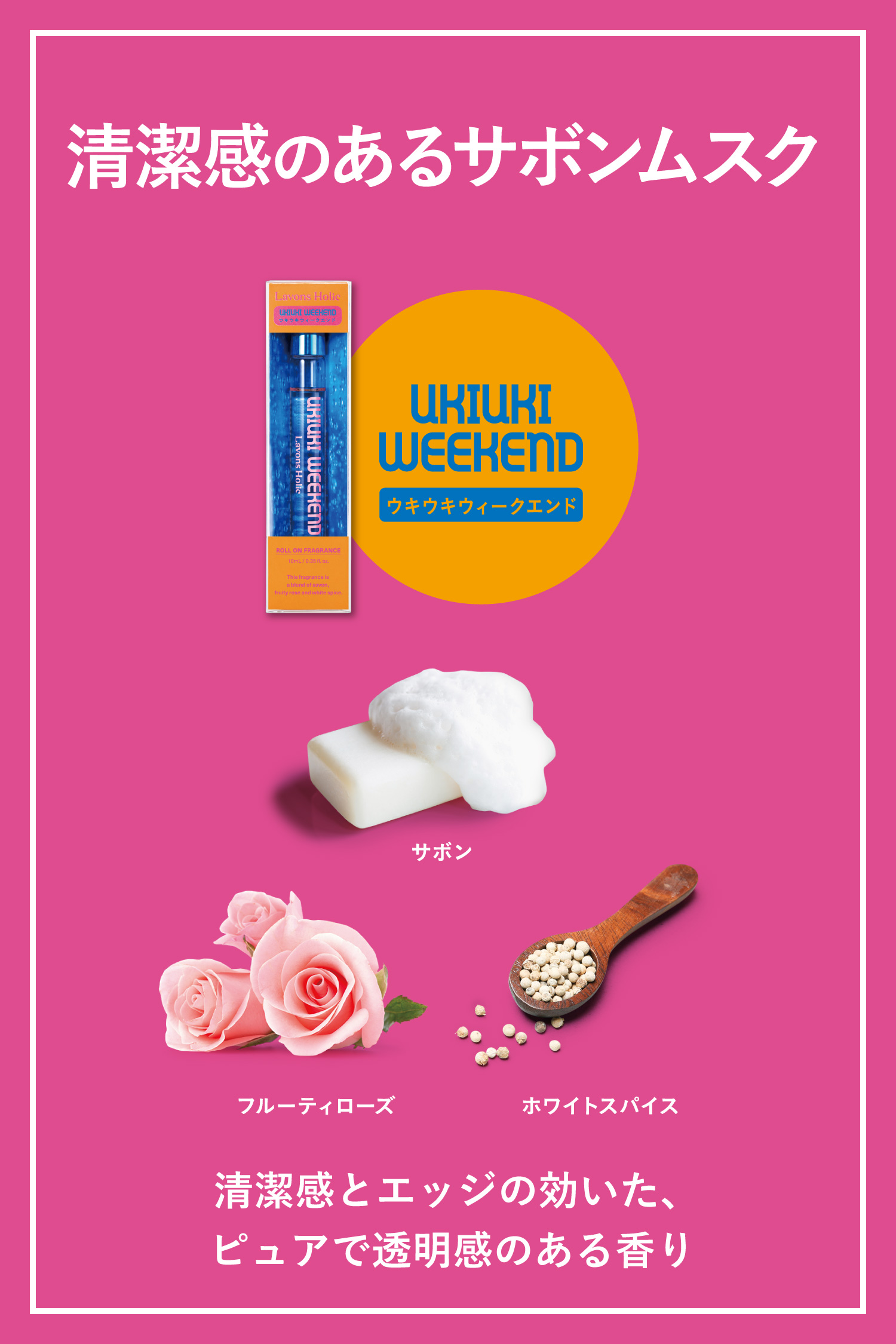 ラボンホリック オードトワレ ロールオン 10ml : ネイチャーラボ Yahoo