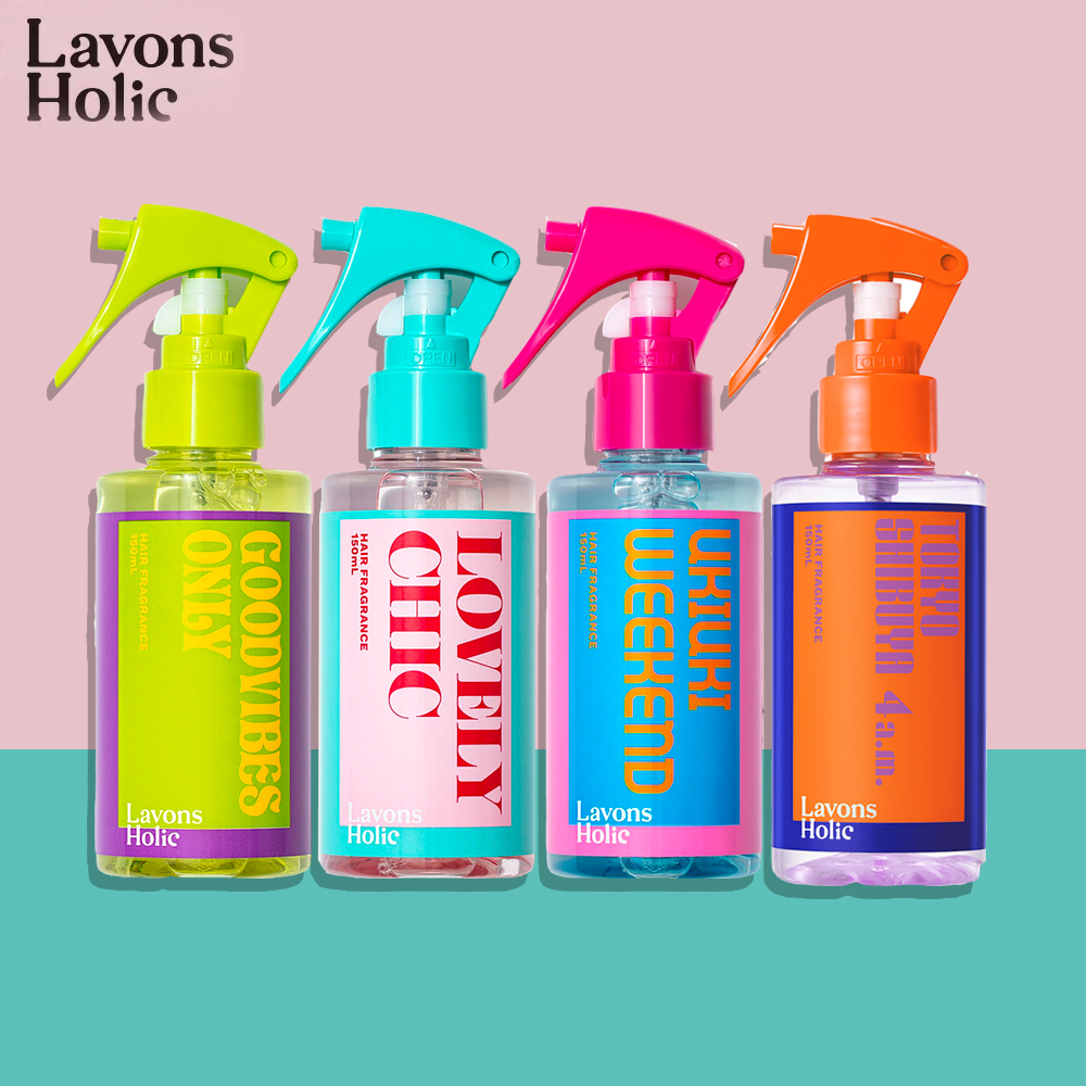 ヘアミスト ラボンホリック ヘアフレグランスミスト 150ml グッドバイブスオンリー ラブリーシック ウキウキウィークエンド  トーキョーシブヤ :lavonsholic-hairmist01:ネイチャーラボ !店 通販 