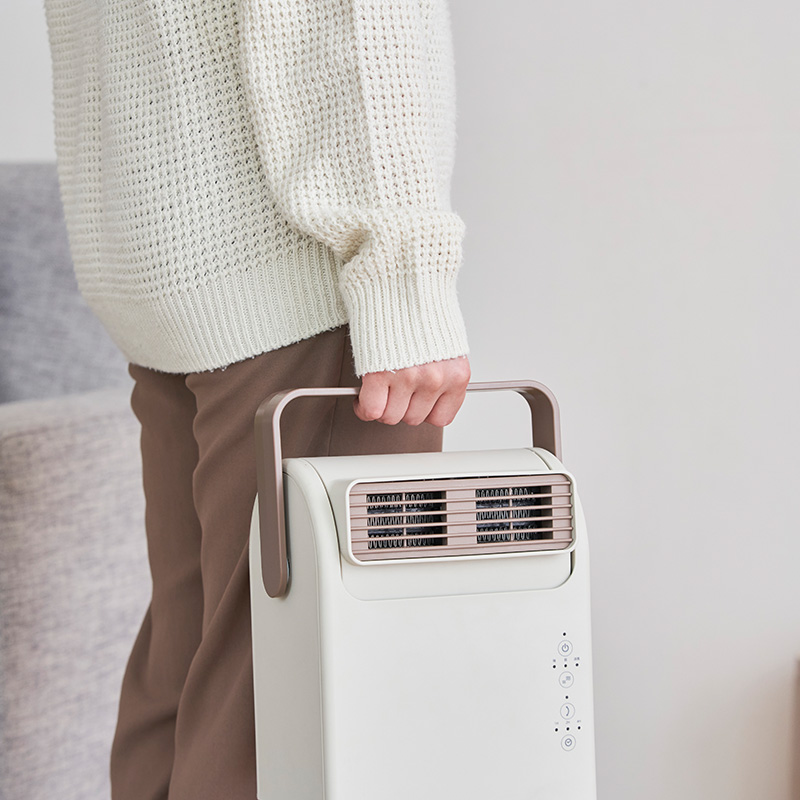 ヒーター リビング コンパクト おしゃれ 持ち運び 乾燥 送風 DOSHISHA