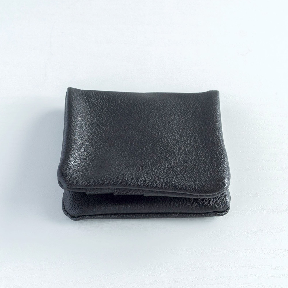 財布 ミニ 革 おしゃれ かわいい ブラック シルバー CLASKA DO