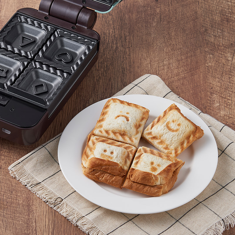 朝食 調理器具 ホットサンドメーカー 電気 ミニサイズ コンパクト