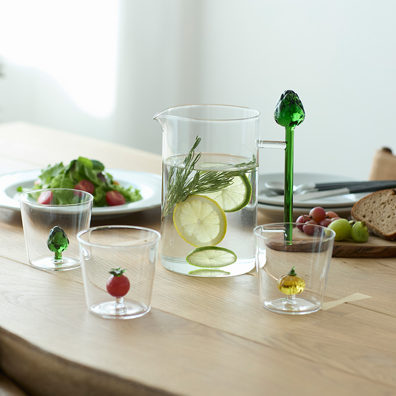 キッチン用品 ボトル オイル ハンドメイド ガラス食器 ICHENDORF