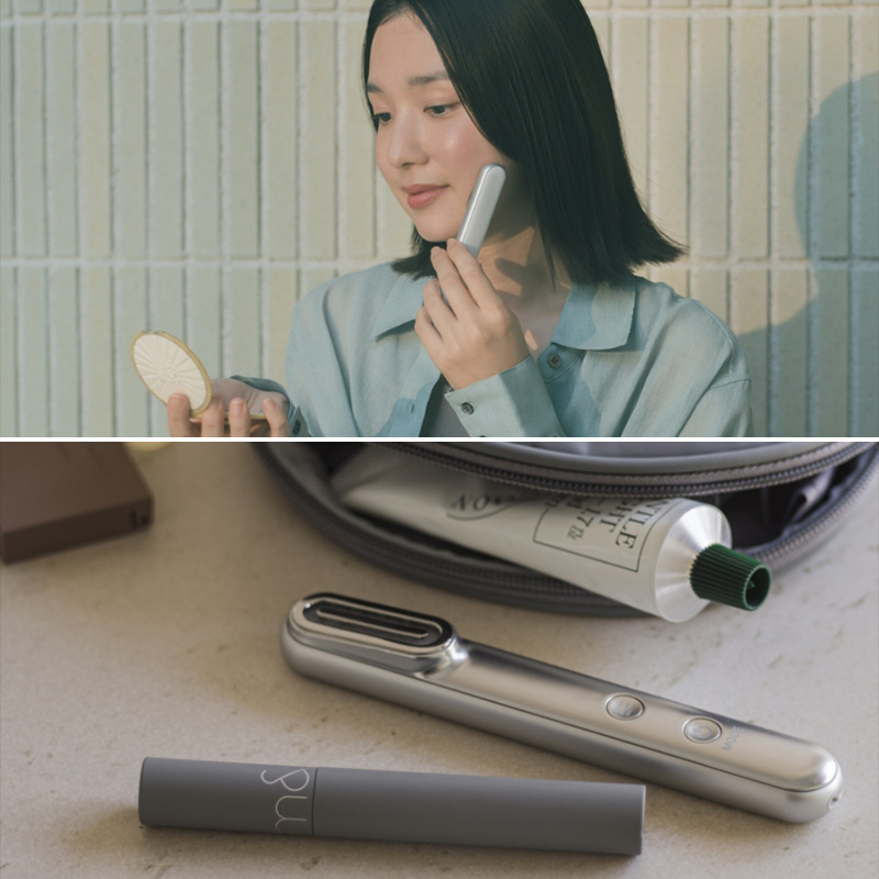美顔器 スティック コンパクト リフトアップ EMS 温熱 表情筋 Re・De