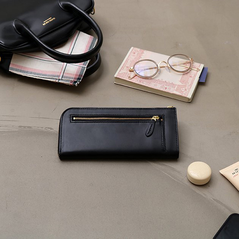 ふるさと納税 財布 大阪府 堺市 匠 Leather Long Wallet ブラック ブラック 匠 Leather Long Wallet - 大阪府堺市｜ふるさとチョイス