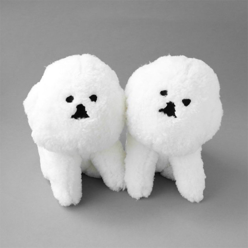 ぬいぐるみ かわいい ふわふわ 犬 肌触り 白 癒し CLASKA DO クラスカ